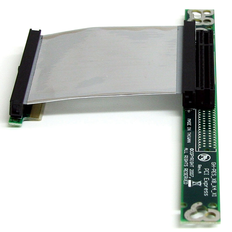 StarTech PEX8RISERF PCI Express Riser Card x8 Left Slot Adapter 1U with Flexible Cable
